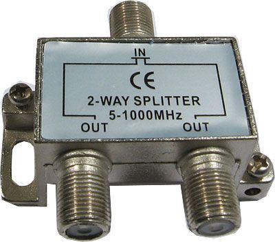 Obrázek zboží Rozbočovač IN/2xOUT 5-1000 MHz s F konektory