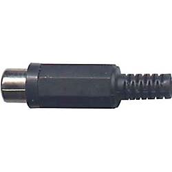 Obrázek zboží CINCH zdířka plastová černá na kabel
