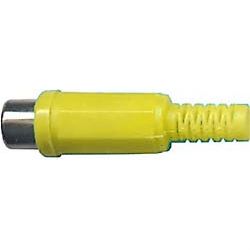 Obrázek zboží CINCH zdířka plastová žlutá na kabel