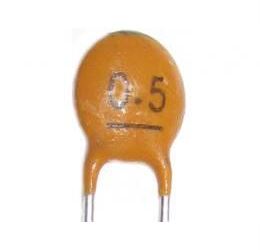 Obrázek zboží 0,5p/50V SUNTAN, RM2,54, keramický kondenzátor