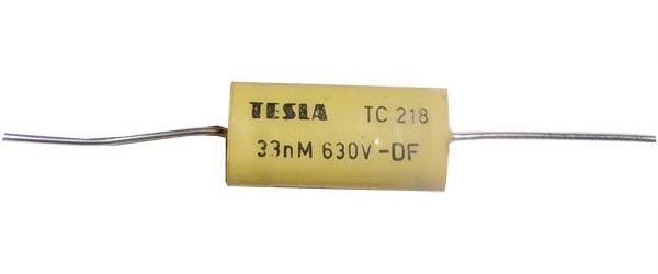 Obrázek zboží 33n/630V TC208 /TC218/, svitkový kondenzátor
