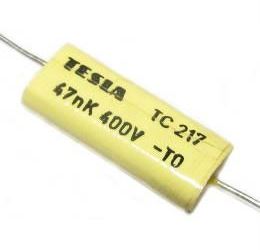 Obrázek zboží 47n/400V TC217, svitkový kondenzátor axiální