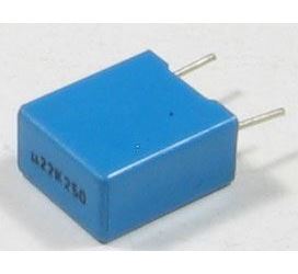 Obrázek zboží 220n/63V TC350, svitkový kondenzátor radiální, RM7,5mm