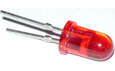 Obrázek zboží LED 5mm červená transparentní 3LN21