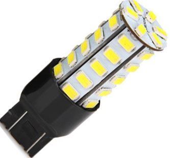 Obrázek zboží Žárovka LED T20(7443) 12V/5,5W bílá, (brzd/obrys) 27xSMD5730