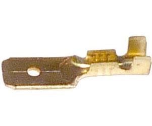 Obrázek zboží Faston-konektor 6,3mm neizolovaný, kabel do 1,5mm2