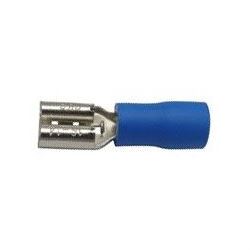 Obrázek zboží Faston-zdířka 4,8mm modrá pro kabel 1,5-2,5mm2