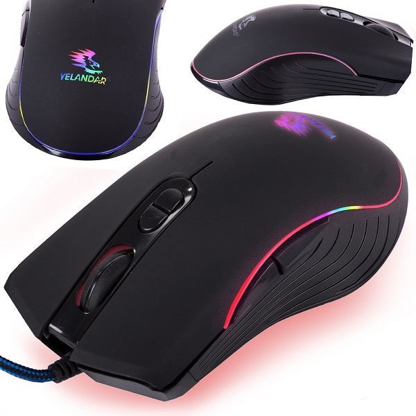 Obrázek zboží RGB herní optická drátová počítačová myš