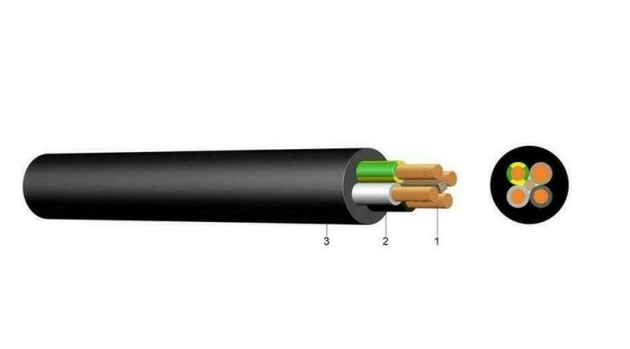 Obrázek zboží Kabel flexibilní gumový H07RN-F 5G4