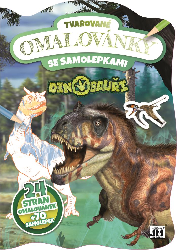 Obrázek zboží Tvarované omalovánky Dinosauři