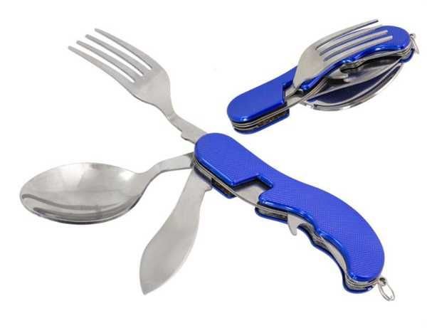 Obrázek zboží Cestovní nůž příborový - modrý