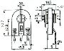 Obrázek zboží 68k - TP060, trimr cermetový stojatý RM10x5mm
