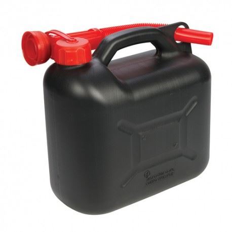 Obrázek zboží Plastový kanystr na benzín, PHM, 5 L, černý