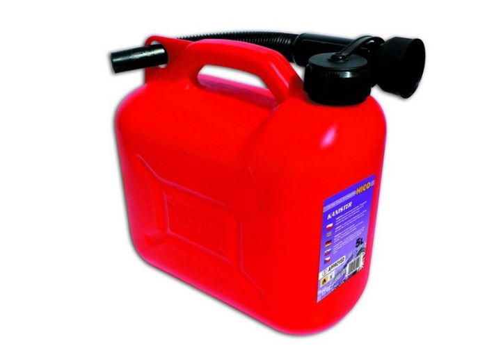 Obrázek zboží Plastový kanystr na benzín, PHM, 20 L, červeny