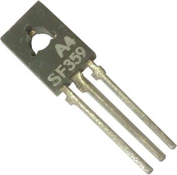 SF359 tranzistor vf NPN 300V/0,1A 1,2(6)W 60MHz TO126