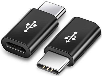Redukce USB micro -  USB C černá