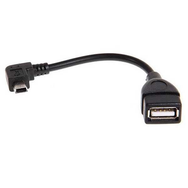 Redukce USB mini úhlový / USB (A) 2.0 OTG CL-60