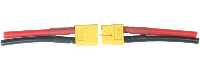 Konektor a zdířka XT60 + kabel 4mm2