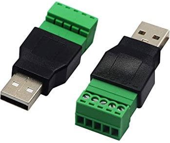 USB konektor A se svorkovnicí