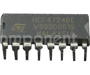 4724 - 8-bit.adresovatelný střádač, DIP16, /HCF4724BE/