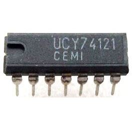 74121 - monostabilní klopný obvod, DIL14 /UCY74121,D121D/