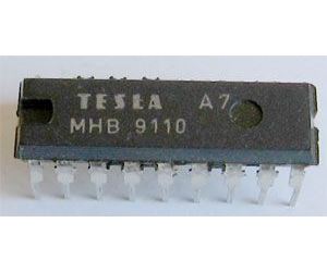 MHB9110 - obvod pro impulsní telefonní volbu, DIL18