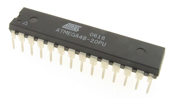 ATMEGA48A-20PU mikroprocesor, DIP28