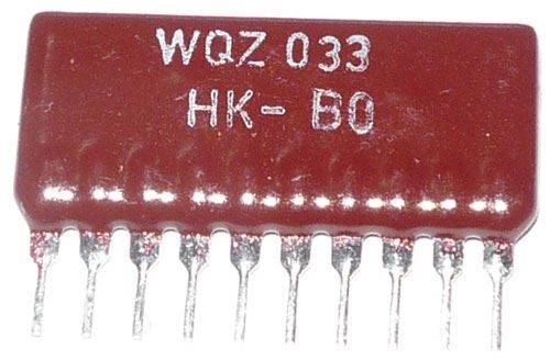 WQZ 033 - odporový dělič, hybridní IO