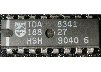 TDA8341 - mf zesilovač a demodulátor pro TV, DIL16