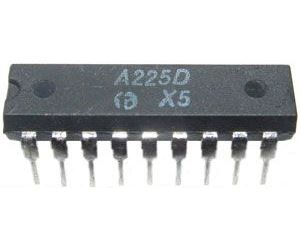 A225D - mf zesilovač+demodulátor, DIL18