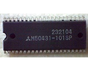 M50431-101SP, 8-bit microcontroler DIP-64