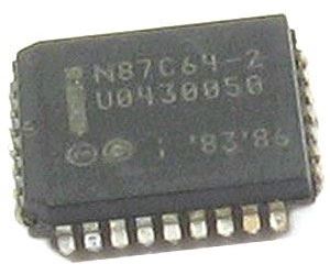 87C64-2, EPROM 64K, PLCC32