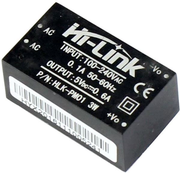 Spínaný zdroj Hi-Link HLK-PM01 5V/0,6A