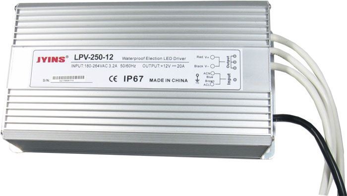 Ilustrační foto Zdroj-LED driver 12VDC/250W LPV250-12, JYINS Obrázek zboží Zdroj-LED driver 12VDC/250W LPV250-12, JYINS