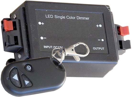 Ovladač LED pásků 12-24V/8A, 1kanálový, D.O. 433MHz