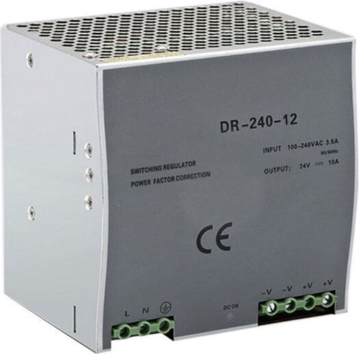 Průmyslový zdroj DR-240-12 12V=/240W spínaný na DIN lištu