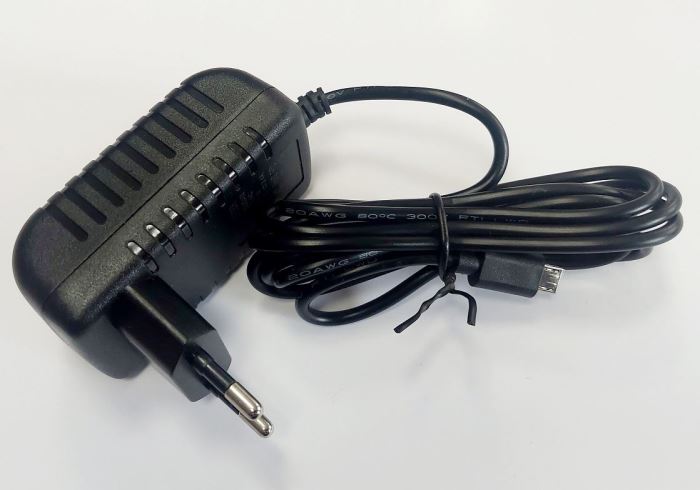 Obrázek zboží Napáječ, síťový adaptér USB 5V/2A spínaný, koncovka USB micro