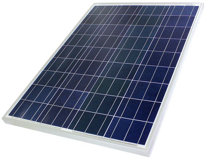 Ilustrační foto Fotovoltaický solární panel 12V/80W polykrystalický Obrázek zboží Fotovoltaický solární panel 12V/80W polykrystalický