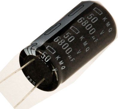 Obrázek zboží 6800u/50V 105° 25x37 rm10mm, elektrolyt.kondenzátor radiální