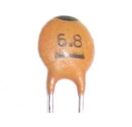 6p8/50V SUNTAN, RM=2,54, keramický kondenzátor
