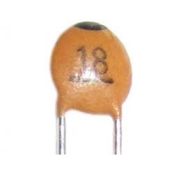18pF/50V SUNTAN,RM=2,54, keramický kondenzátor