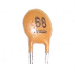68pF/50V SUNTAN,RM=2,54, keramický kondenátor