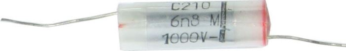 6n8/1000V C210, svitkový kondenzátor axiální