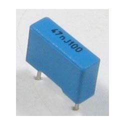 47n/100V TC353, svitkový kondenzátor radiální RM=7,5mm