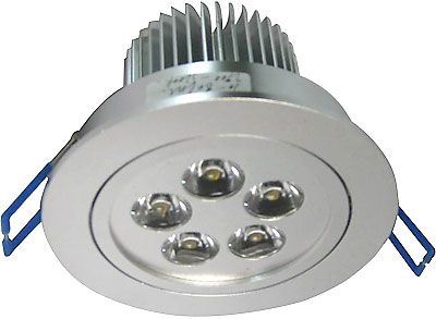 Podhledové světlo LED 5x1W,bílé teplé, 230V/5W