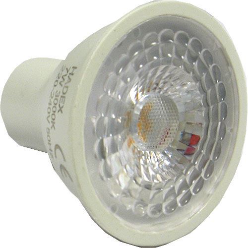Žárovka LED GU10, 7xSMD2835 1W, 230V/7W, teplá bílá