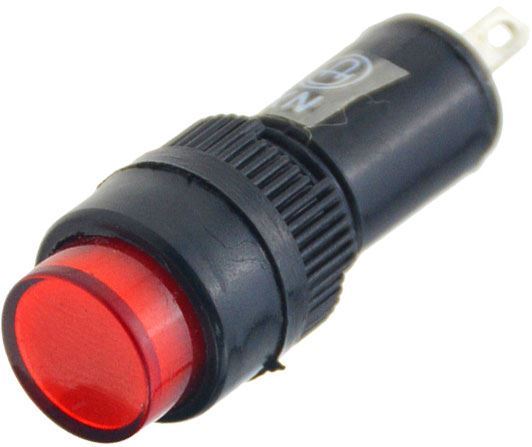 Kontrolka LED 12V NXD-211 červená, průměr 12mm