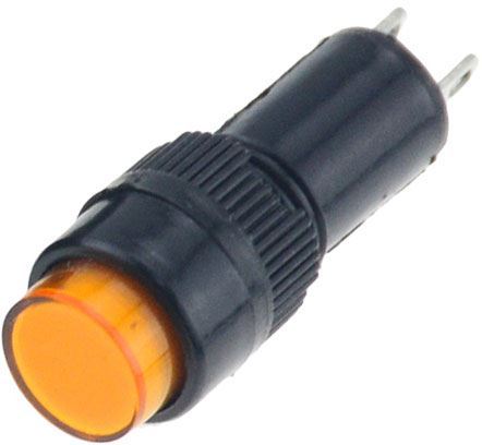 Kontrolka LED 24V NXD-211 oranžová, průměr 12mm