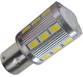 Žárovka LED BaY15D 10-30V/6,5W bílá, brzdová/obrysová