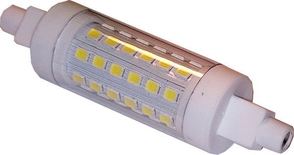 LED žárovka R7s 8W, 78mm, teplá bílá, 48LED